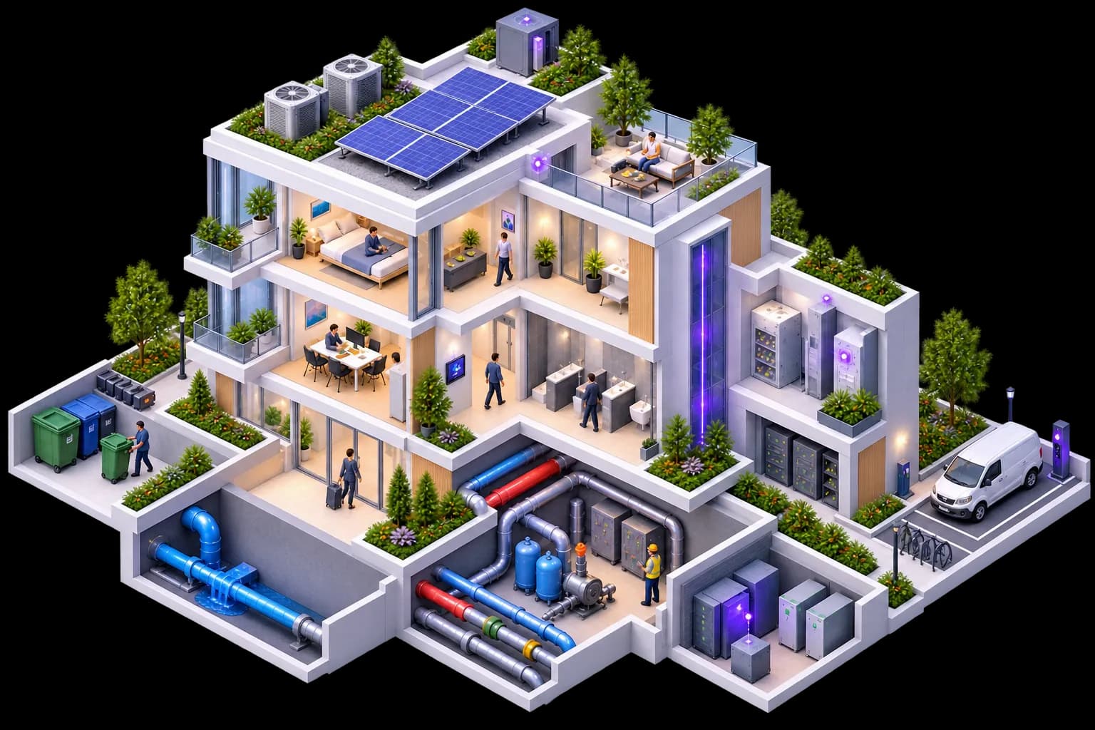 Building operations: building automation products for building operations