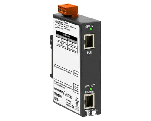 Ethernet Skorpion PoE Mid-Span Power splitter 24Vdc
