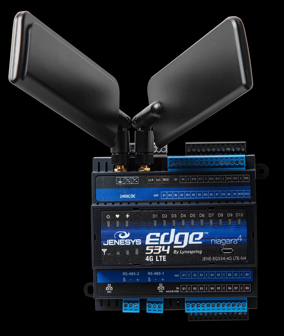 JENEsys EDGE 534 Controller (100 Point and 5 device Limit & 4G LTE Communications) N4 Cellular activation (ONYXX-CE121-VP.ACT)
