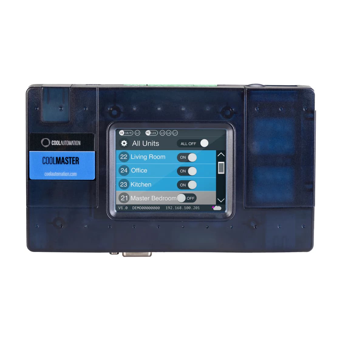 CoolMaster - Central Controller and BMS Interface for VRF & VRV Systems - Control up to 32 Indoor Units.
