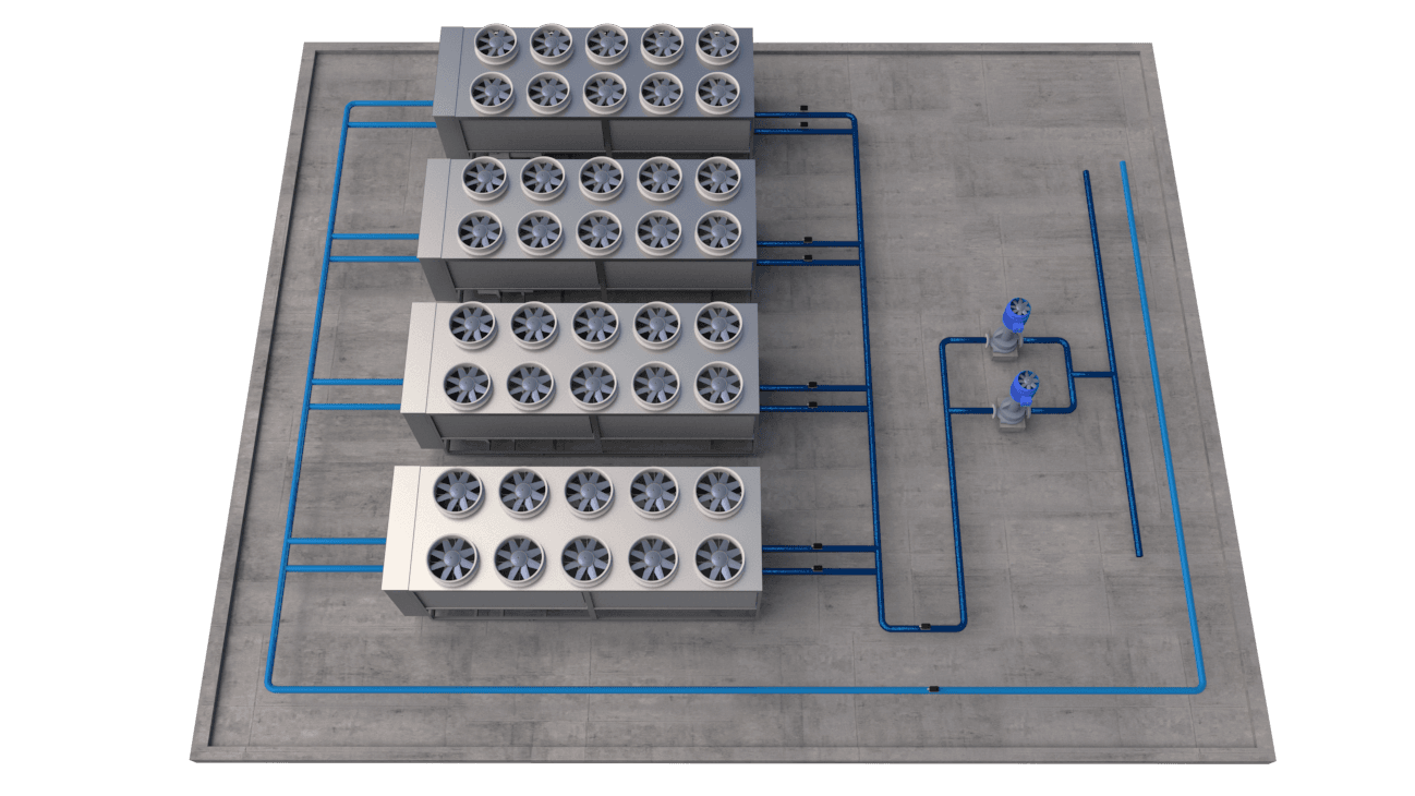 BMS graphics Chiller Plant