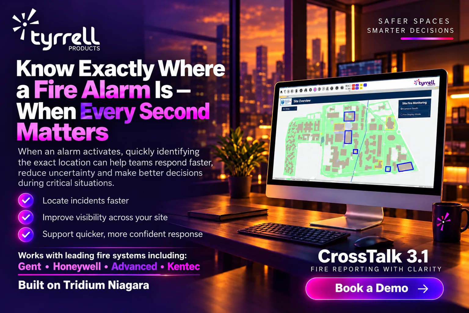 How CrossTalk 3.1 Helps Building Operators Respond Faster To Fire Alarm Events
