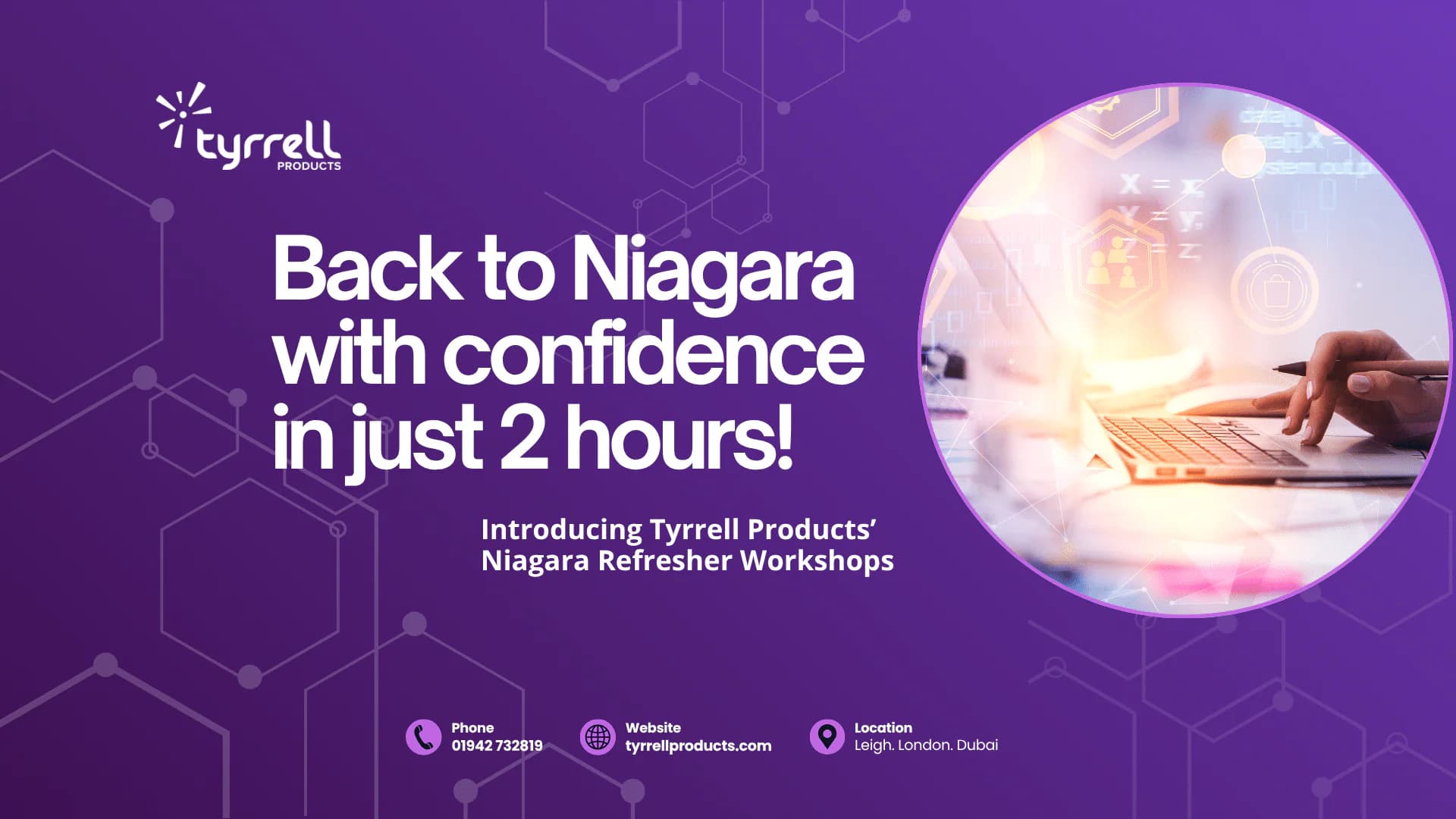 Hero image for Tyrrell Products’ Niagara Refresher Workshops