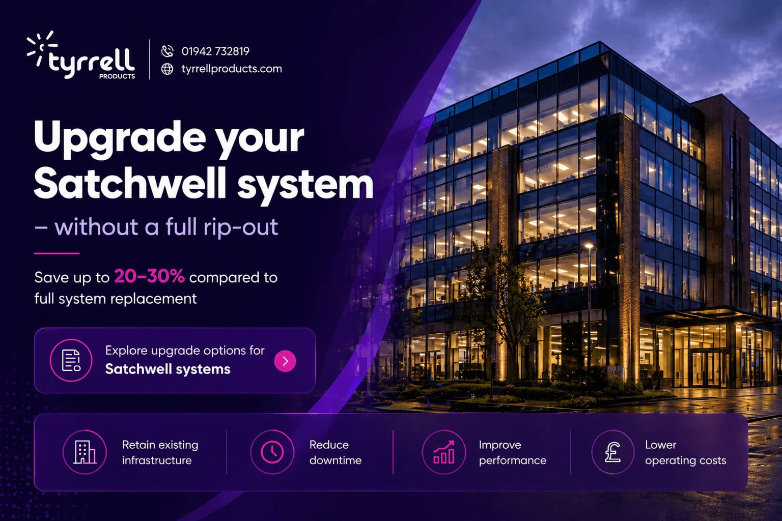 Upgrade Satchwell BAS2000, BAS2800 and Sigma Systems Without Full Replacement
