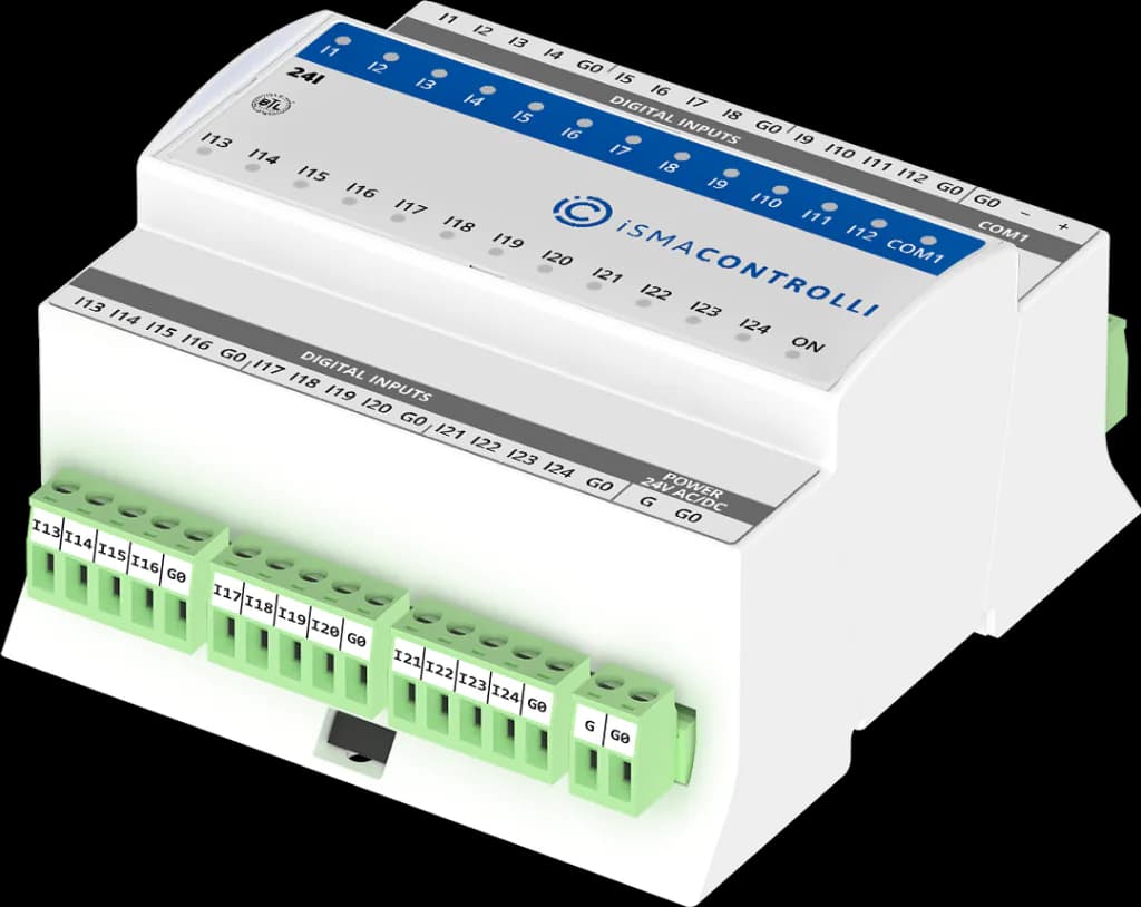 iSMA-B-24I-H (Modbus RTU/ASCII, BACnet MSTP)