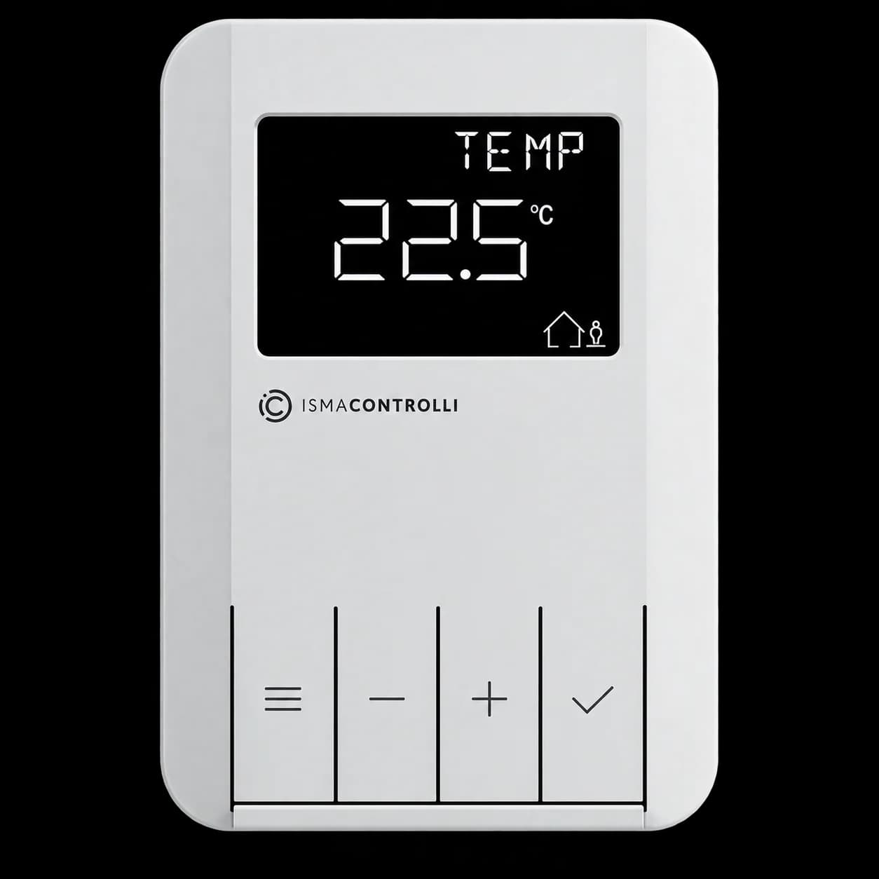 Wall panel with 2.6 inch LCD display with Temperature sensor