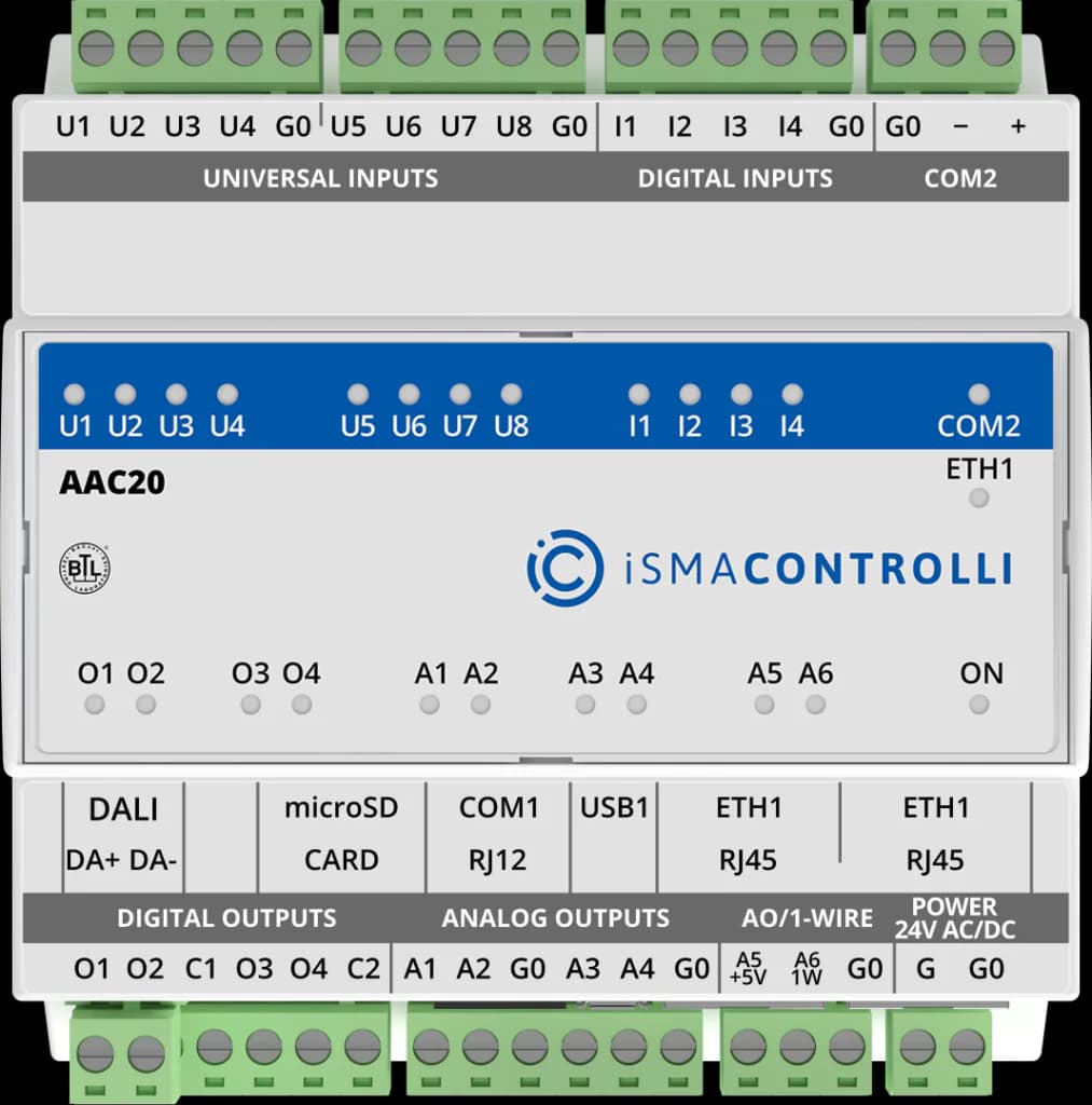 iSMA AAC20-DALI Advanced Applications