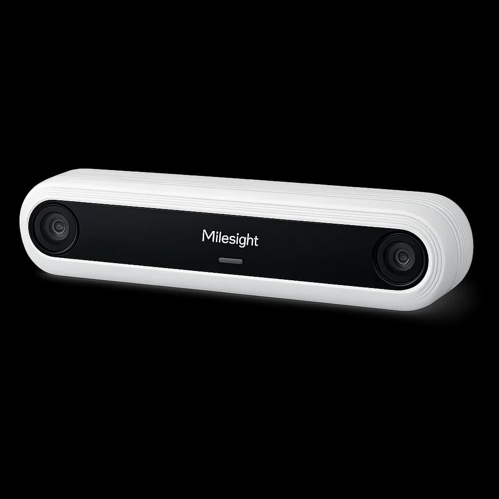 Milesight VS126-P AI Ultra High-Mount People Counter (POE) White/Black
