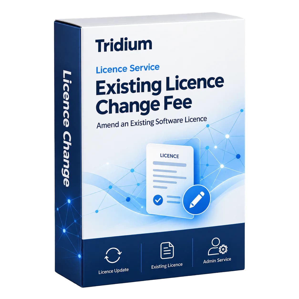 License change fee to change an existing license