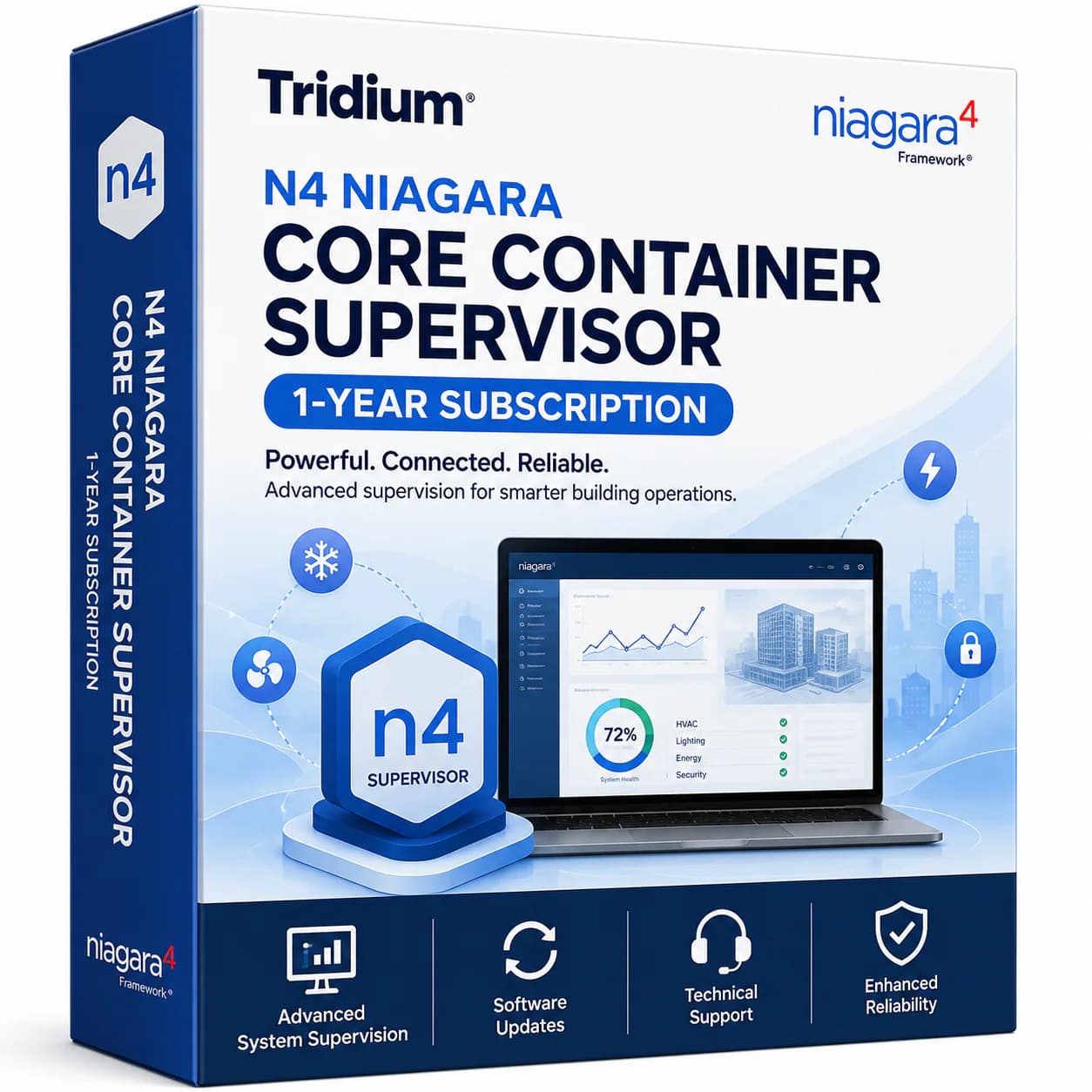Subscription for 1 Year for N4 Niagara Core Container Supervisor