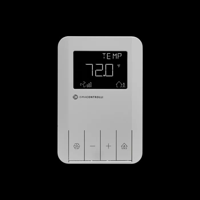 Wall panel with 2.6 inch LCD display and built-in CO2 and Temperature Sensors