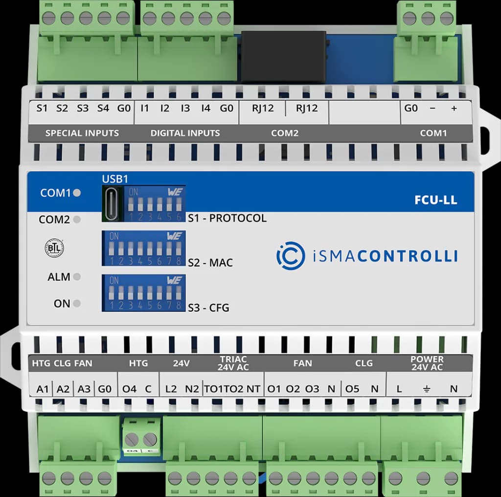 FCU-LL (BACnet MSTP / Modbus RS485)
