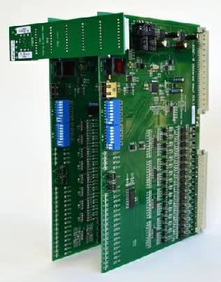196 Modbus connector Board - Connector to link UI and UO boards together with a single Modbus RS485 screwed terminal.