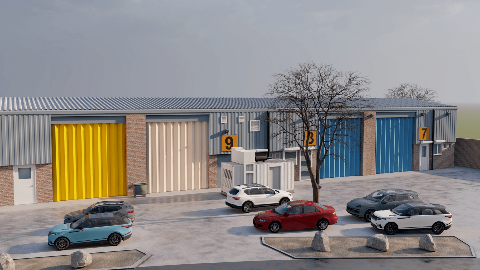 3D building and plant visualisation